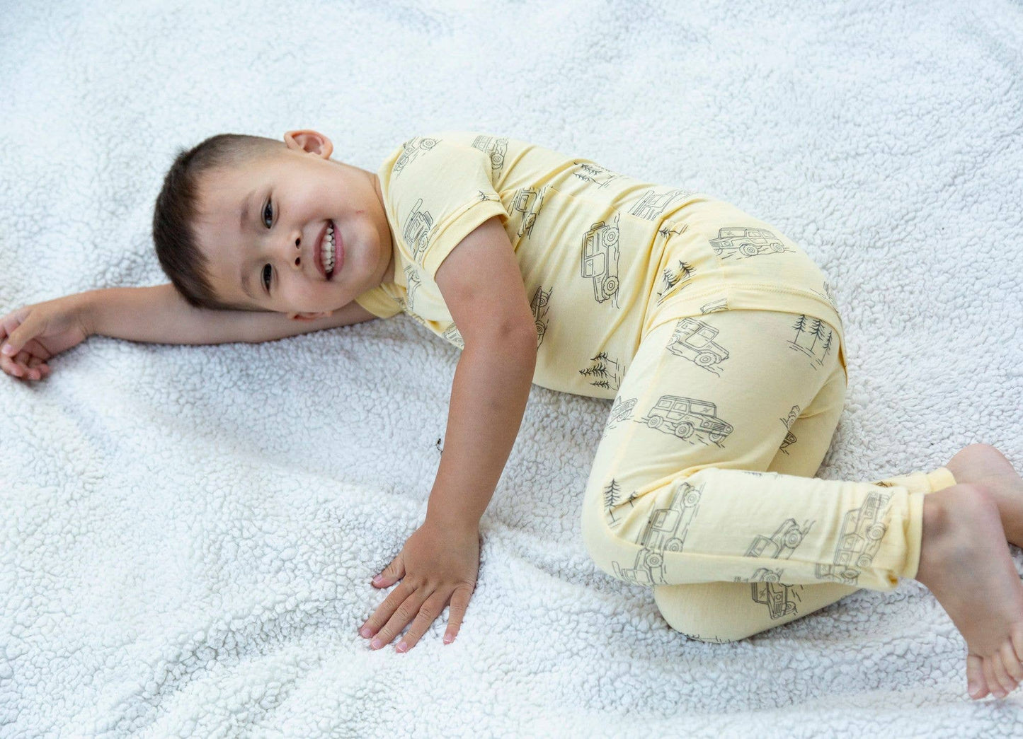Bamboo Short Sleeve Pajama Set (print)