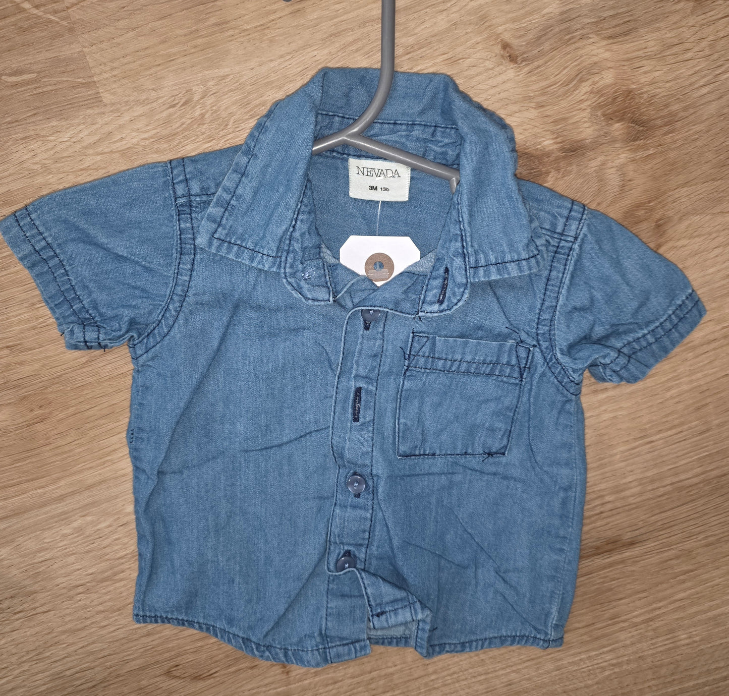 Short sleeve Button up Top