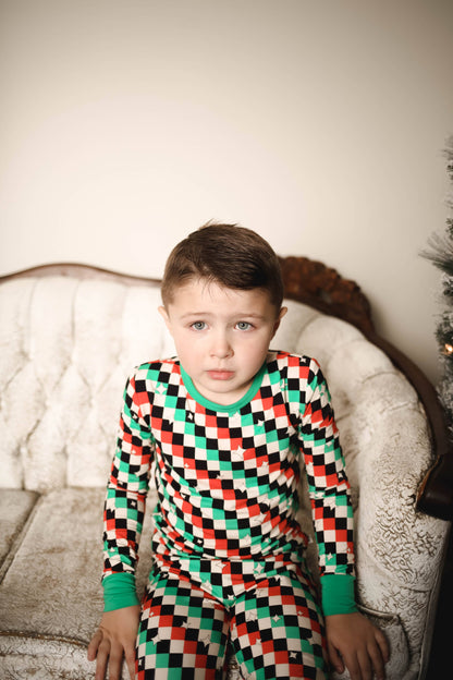 Check the Halls – Two-Piece Bamboo PJs