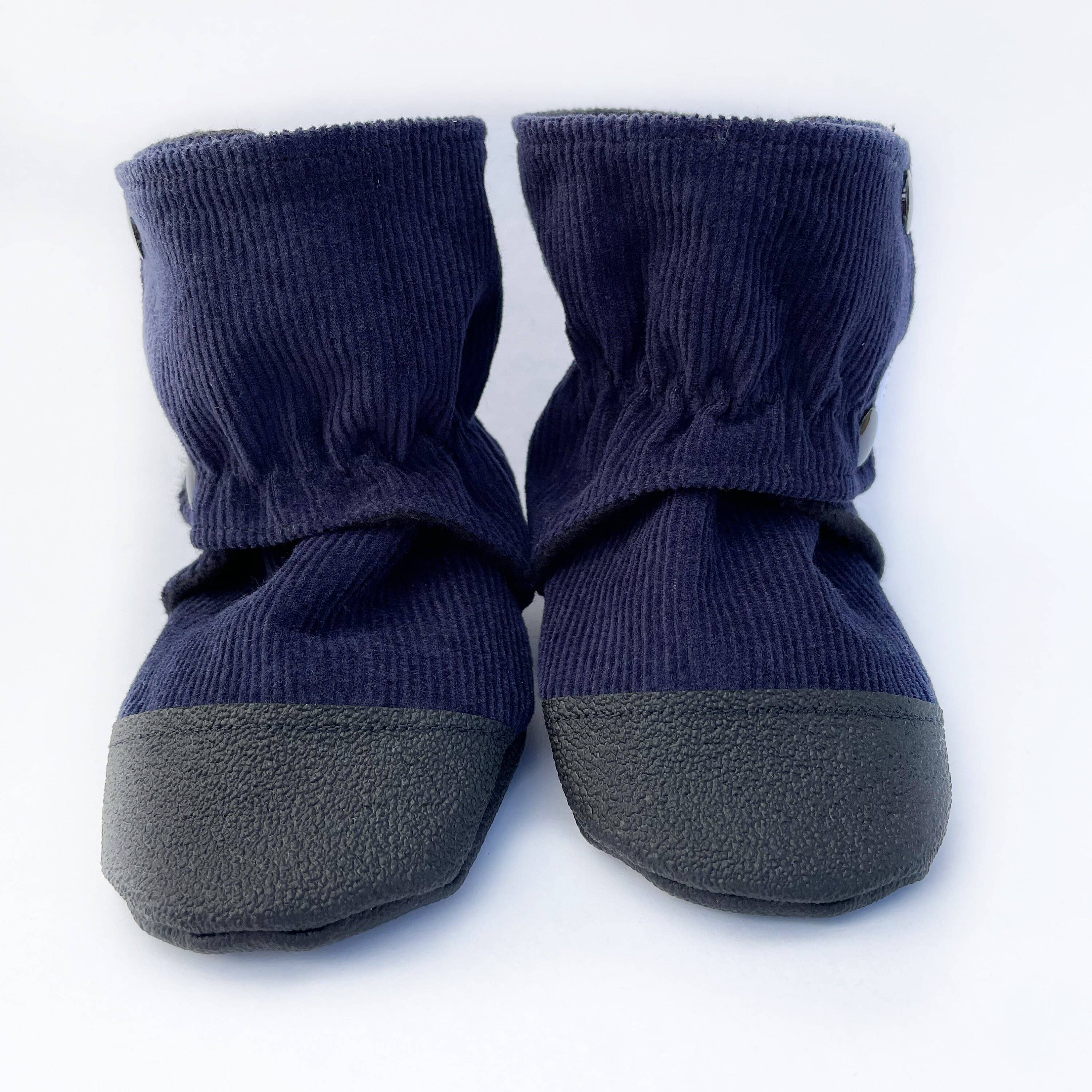 Gus Kids Co. - Navy Corduroy Baby Boots