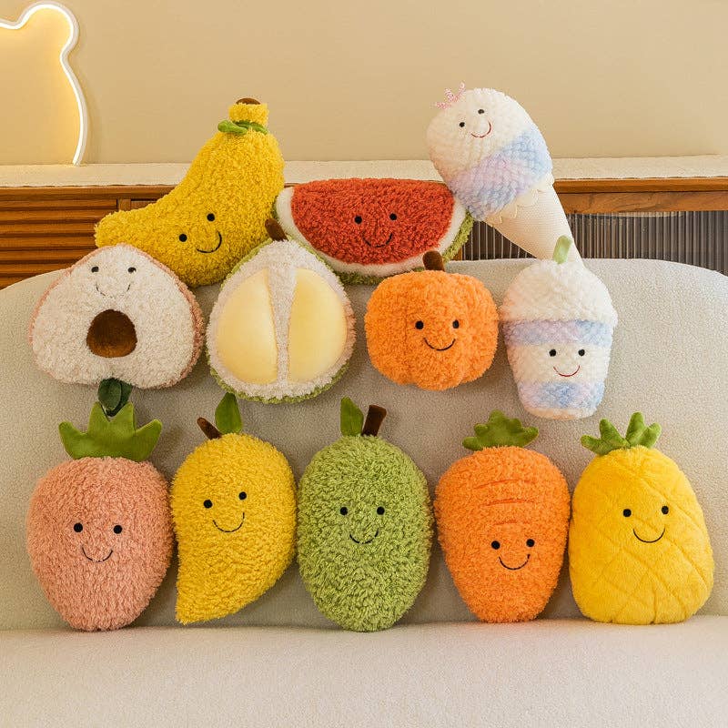 Strawberry - Fruit-Shaped Plush Toy