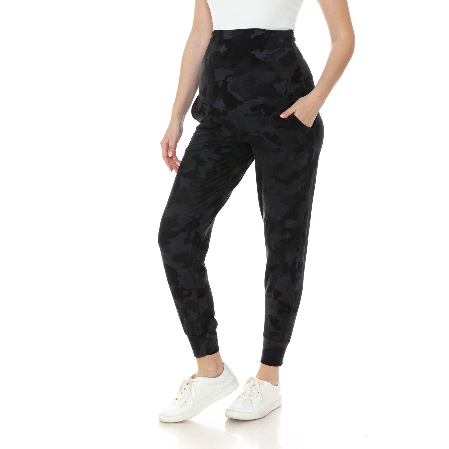 Buttery Soft Maternity Comfort Print Joggers