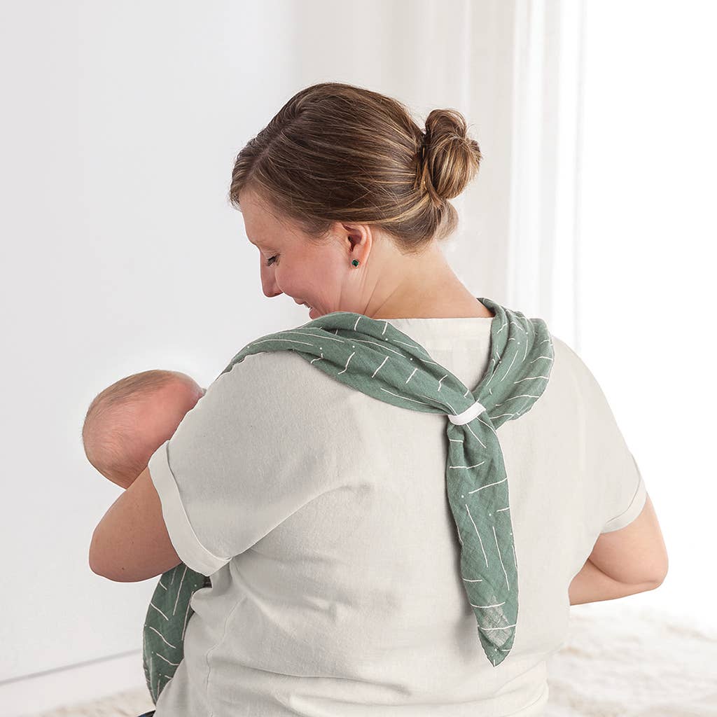 Breastfeeding Boss - Sage Mudcloth