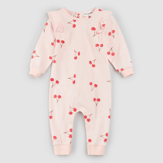 Cherry Print on Blush Playsuit