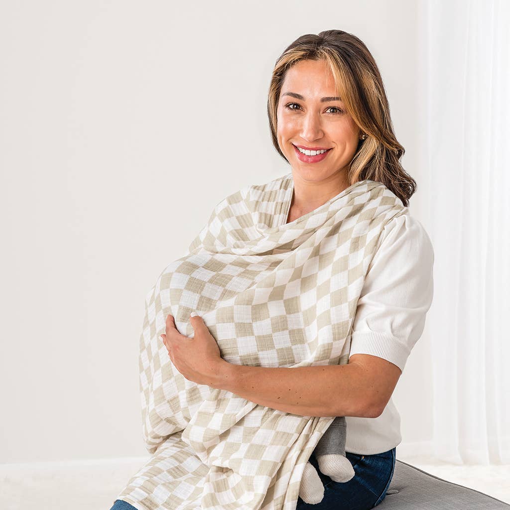 Breastfeeding Boss - Sage Mudcloth