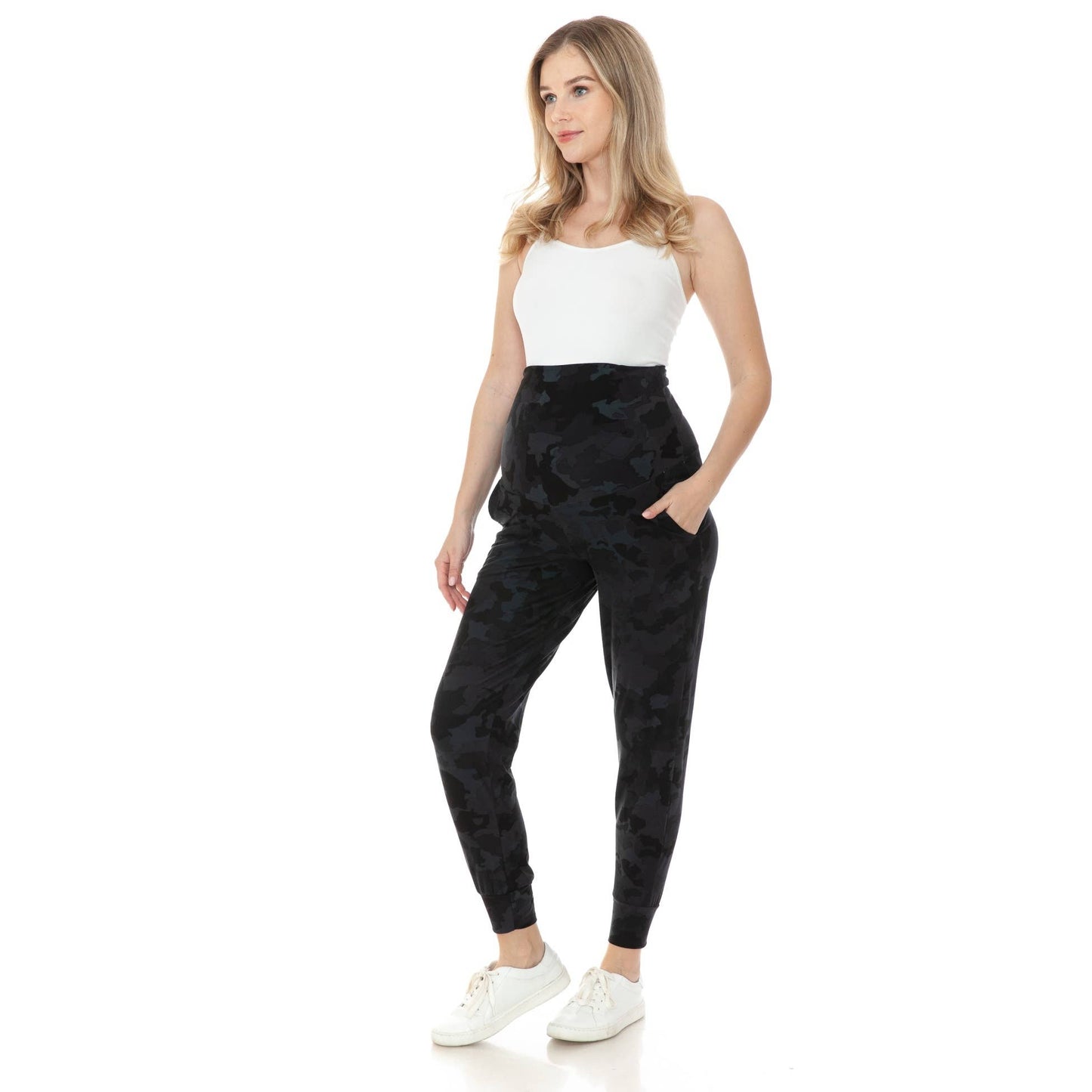 Buttery Soft Maternity Comfort Print Joggers