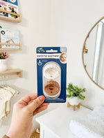 Load image into Gallery viewer, Coffee + Toffee Sweetie Soother™ Pacifier Sets (2-pack)
