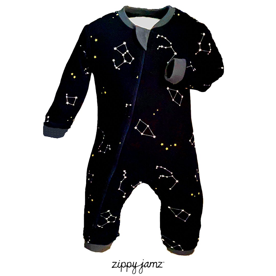 Galaxy Love - Footed Pajamas