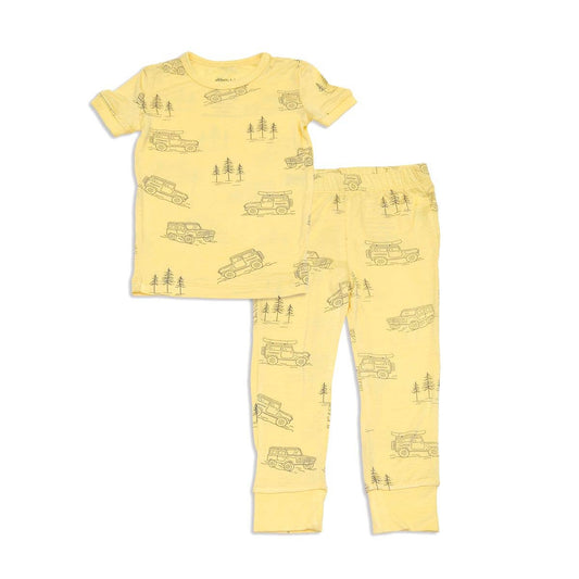 Bamboo Short Sleeve Pajama Set (print)
