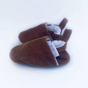 Gus Kids Co. - Teak Corduroy Baby Shoes