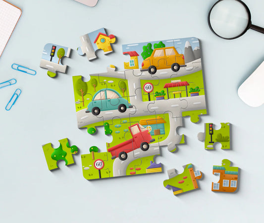 Cars Puzzle for Toddlers