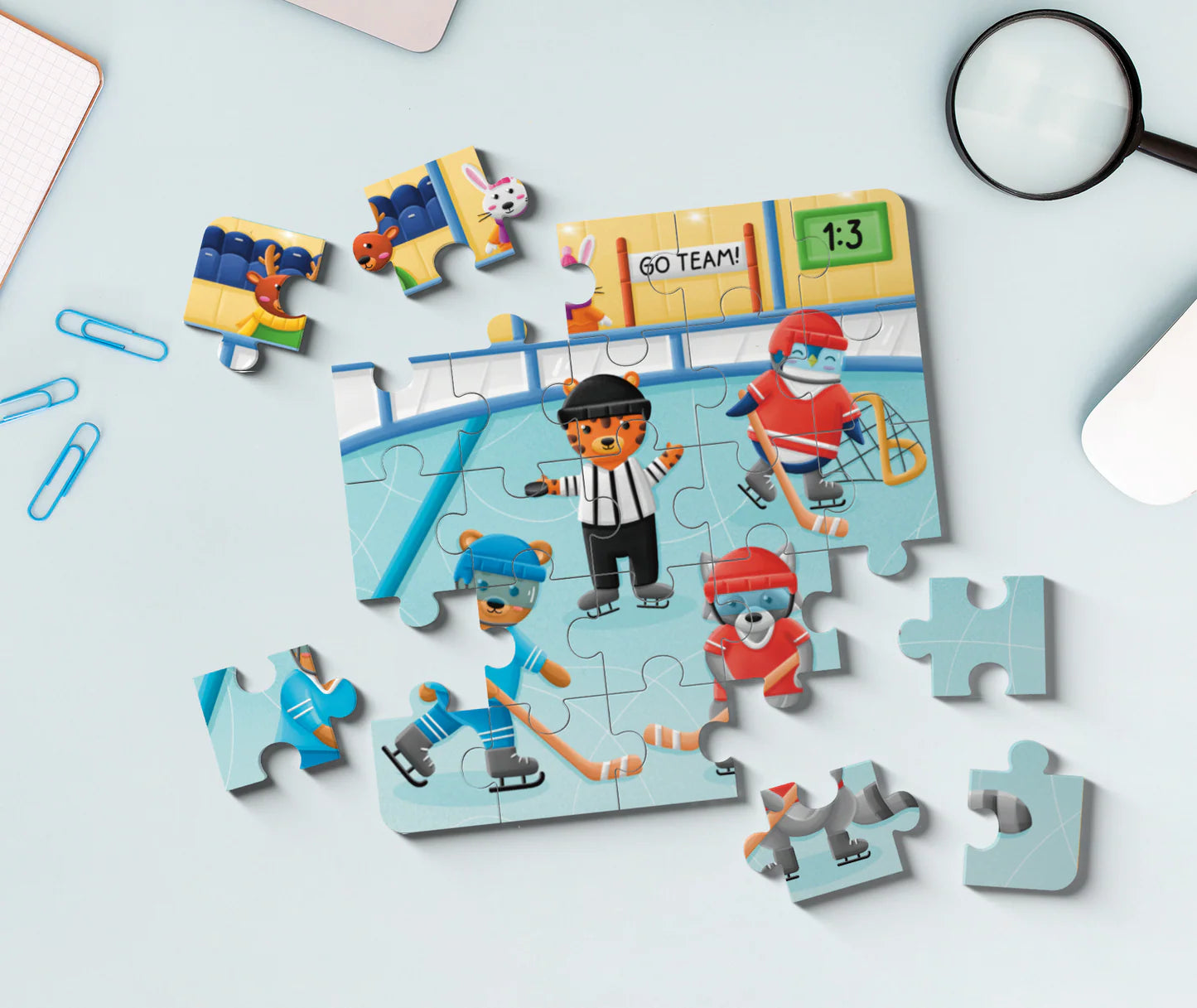 Ice Hockey Adventure 25 Piece Puzzle