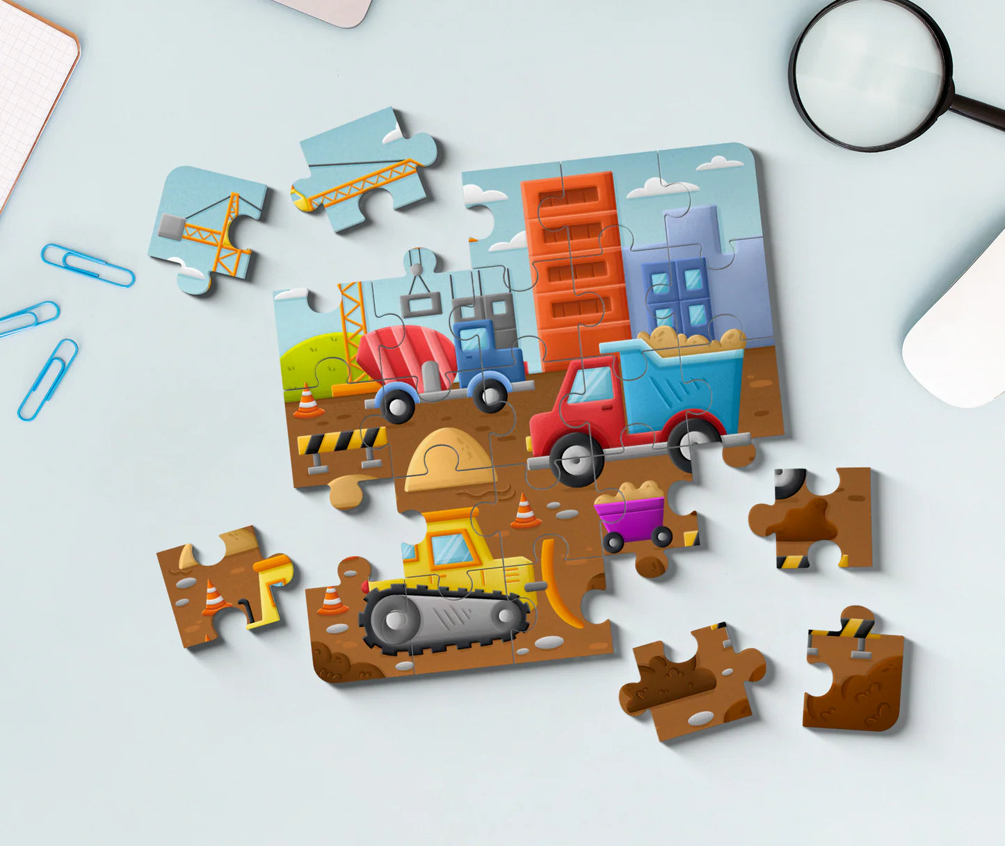 Construction Puzzle for Toddlers