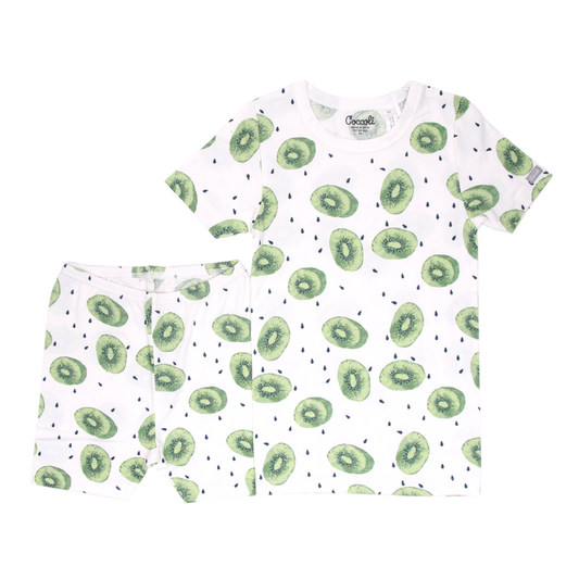 Short-sleeve 2 pc pajama, kiwi