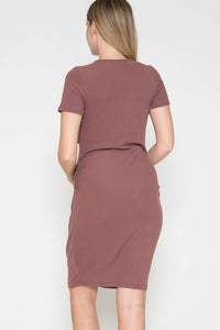 Layered Side Cinched Dress