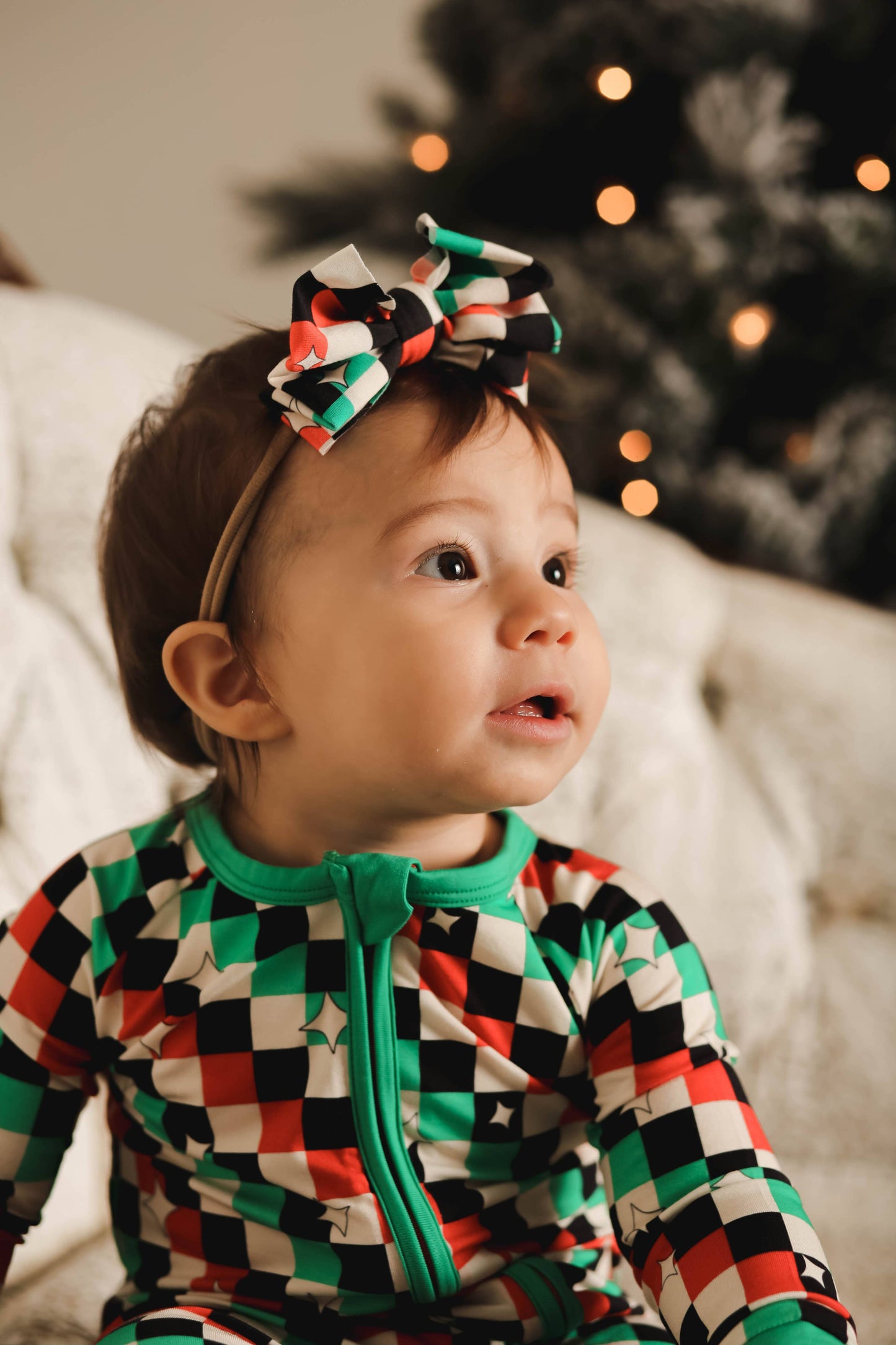 Check the Halls – Bamboo Zip Romper