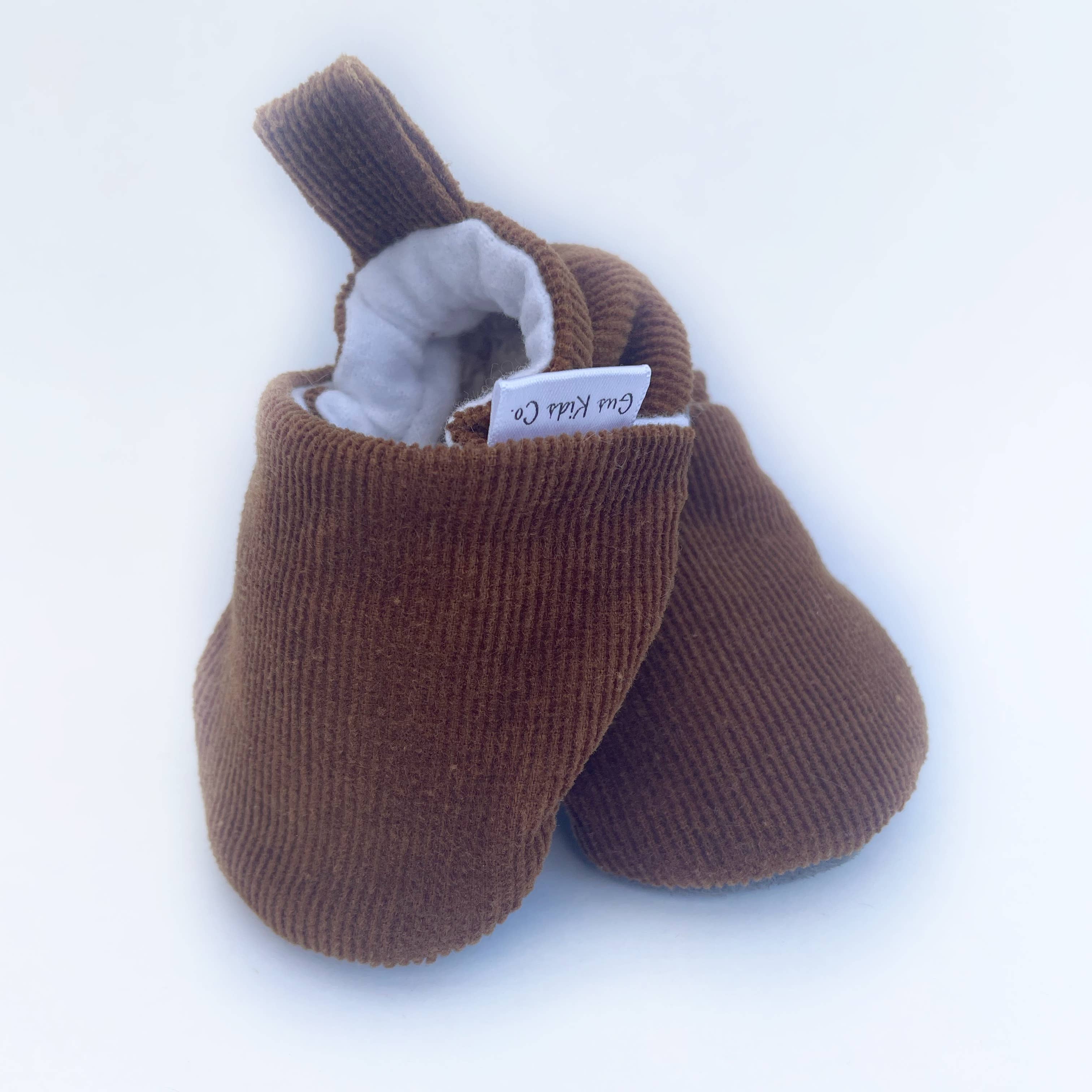 Gus Kids Co. - Teak Corduroy Baby Shoes