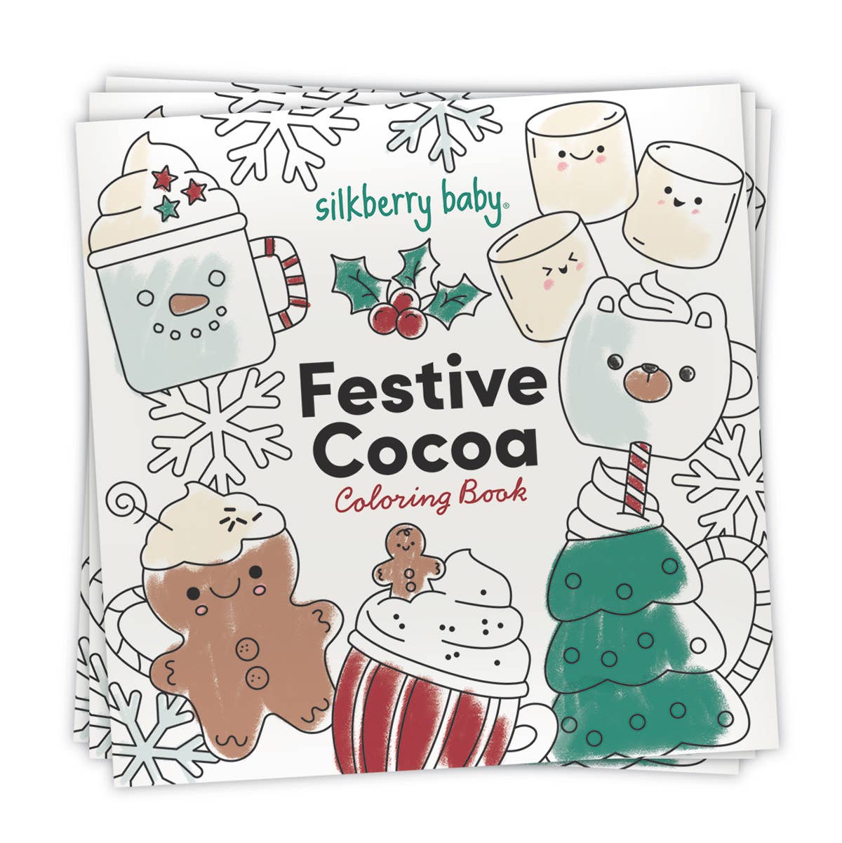 Silkberry Baby - Bamboo Footies Two Way Zipper- Festive Cocoa