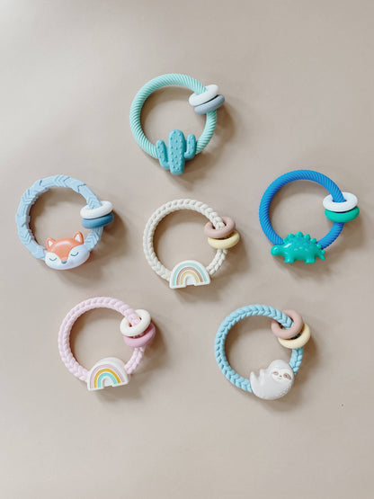 Itzy Ritzy Canada - *New Option* Ritzy Rattle™ Silicone Teether Rattles