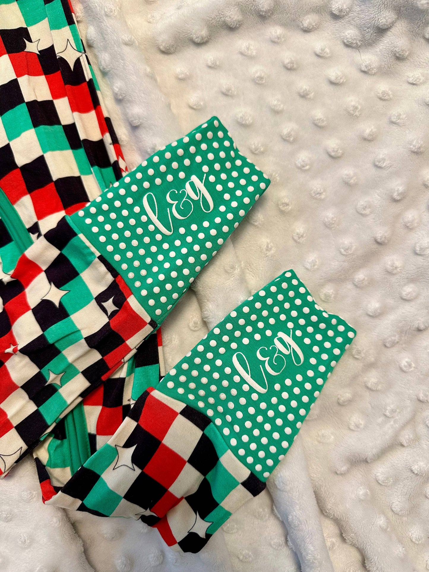 Check the Halls – Bamboo Zip Romper