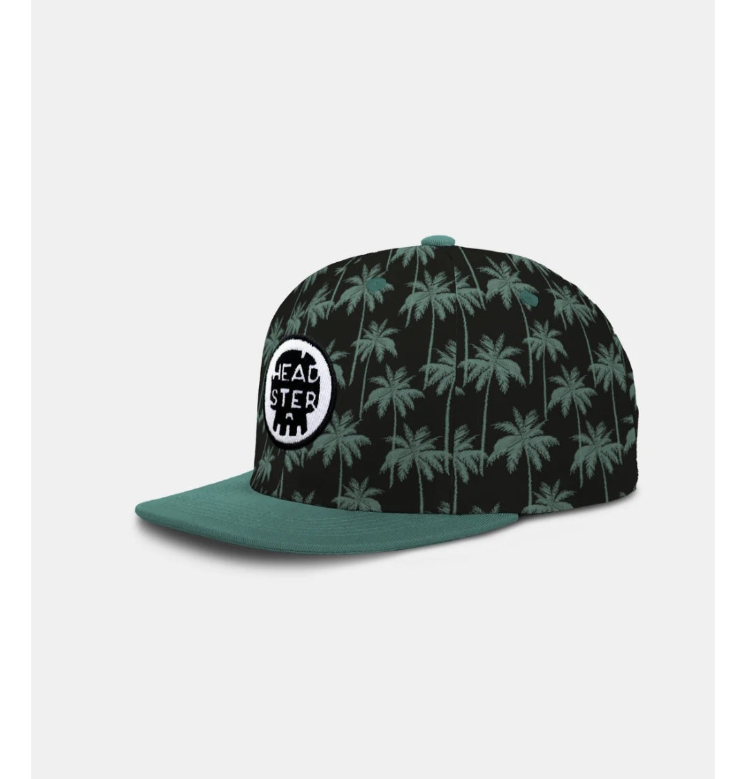 Midnight Palms Snapback - Black