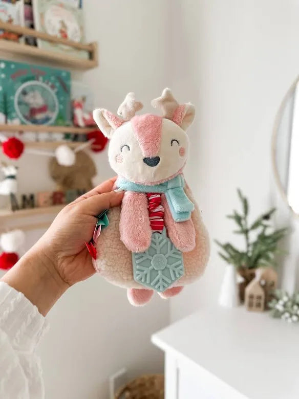 Holiday Lovey Plush & Teether Toy