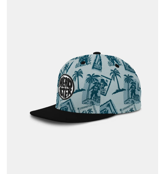 Ahoy, Matey! Snapback - Dusty Aqua