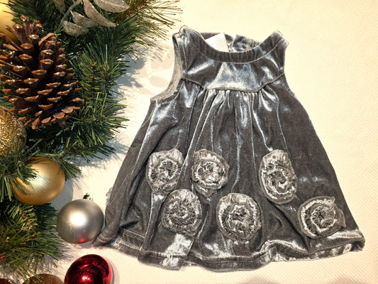 Silver Dress with Bloomers