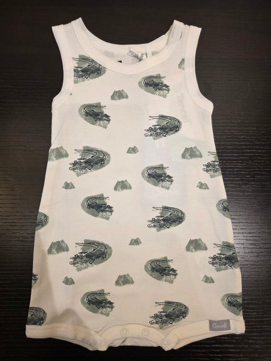 Romper, crocodile