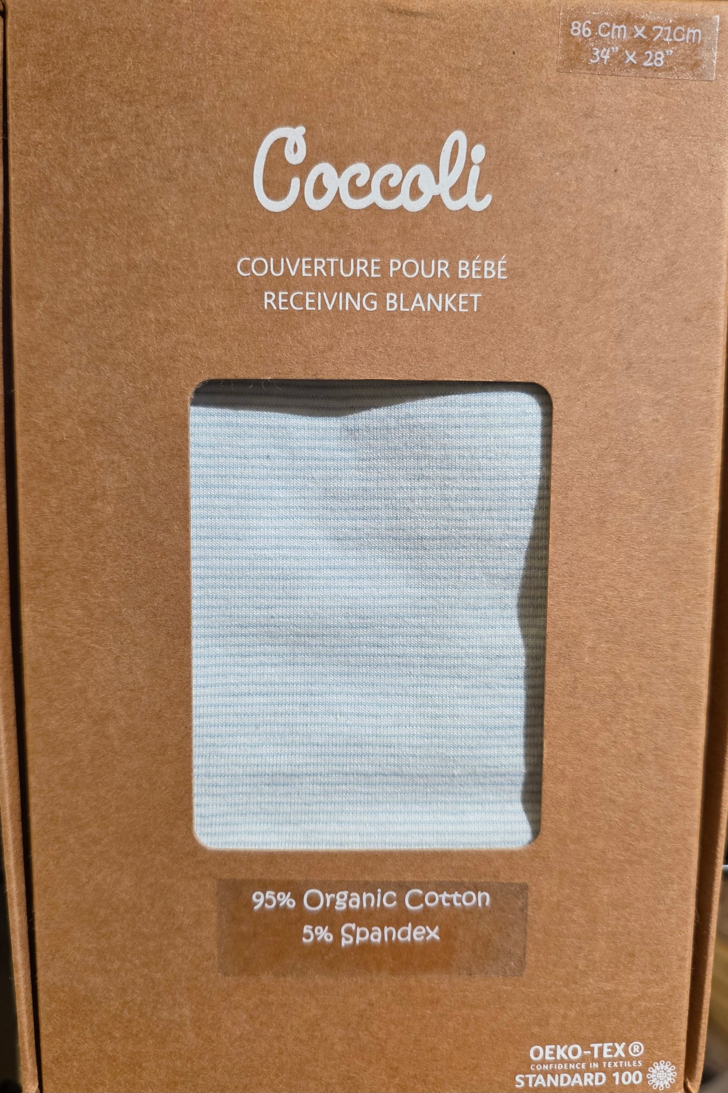 Receiving blankets striped