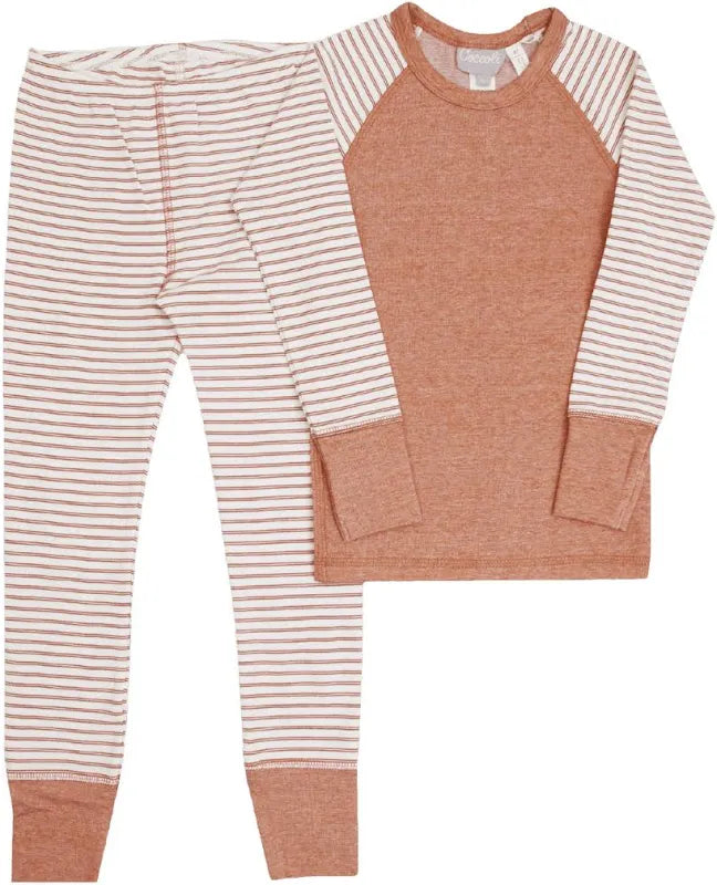 Long sleeve, 2 piece pajama, stripe