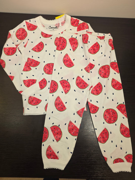 Long sleeve, 2-piece pajama, watermelon
