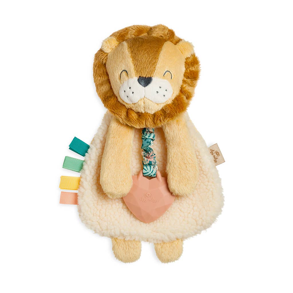 Itzy Lovey™ Mr Lion Plush with Silicone Teether Toy