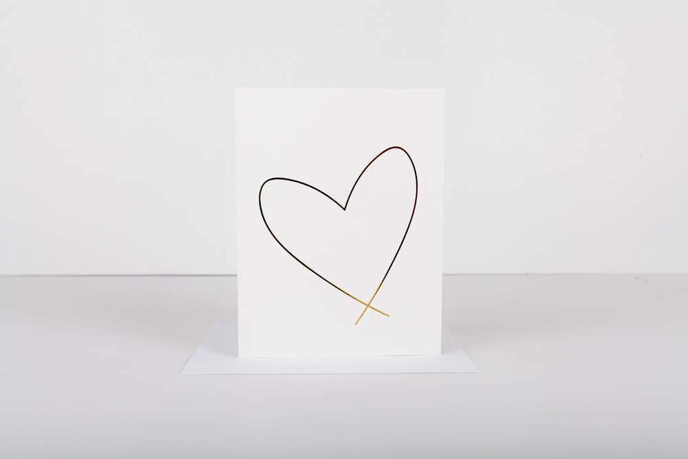 Lewiston Heart - Greeting Card