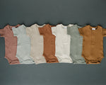Load image into Gallery viewer, Sage Organic Cotton Ribbed Snap Bodysuit Regular price
