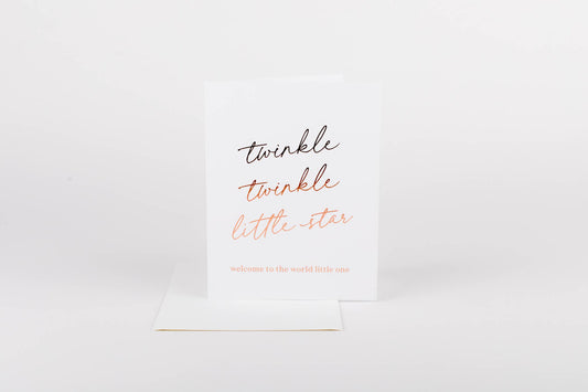 Twinkle Twinkle Little Star - Greeting Card