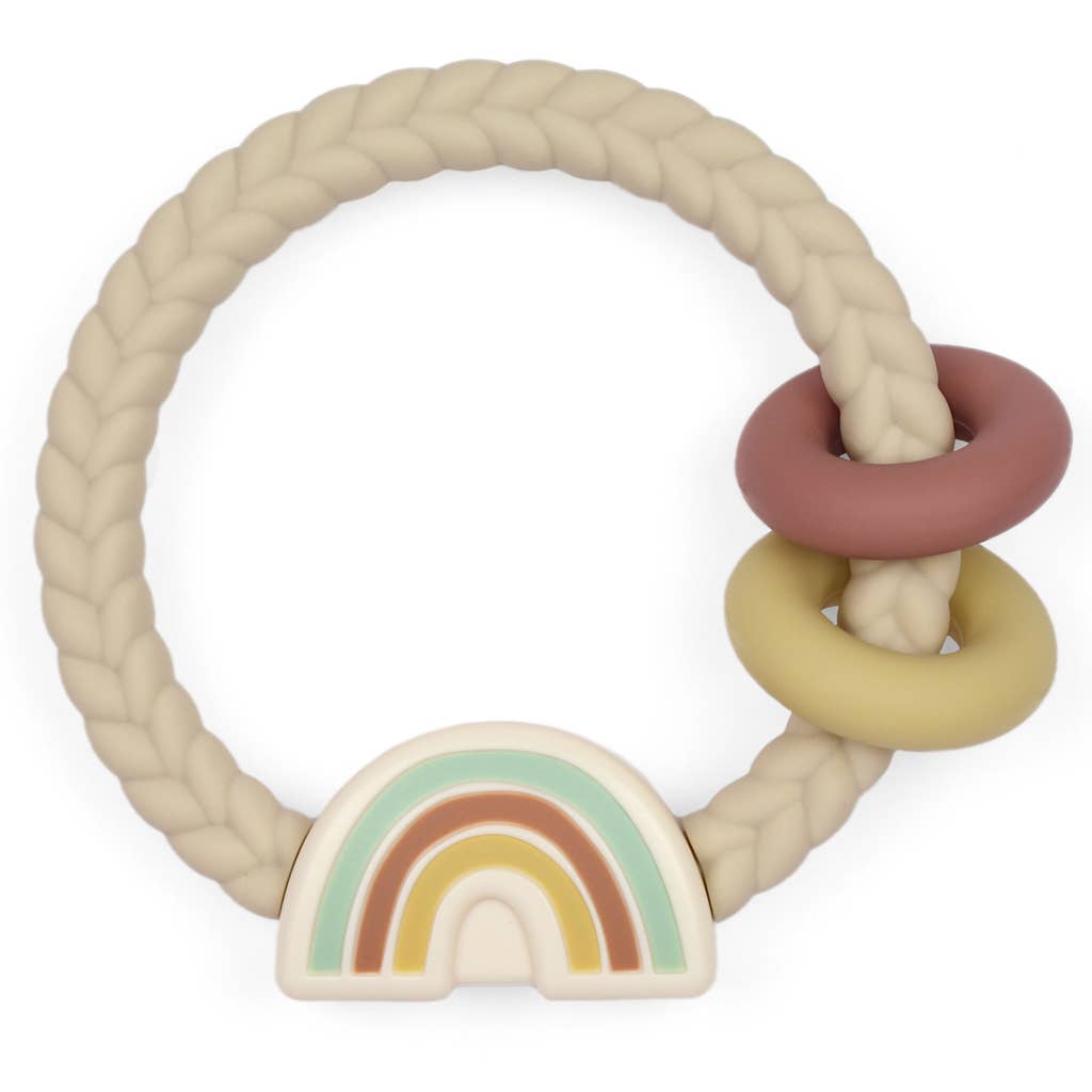Neutral Cloud - Ritzy Rattle Silicone Teether