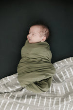 Load image into Gallery viewer, Olive Stretch Swaddle

