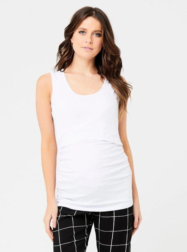 Organic Nursing Tank - WHITE