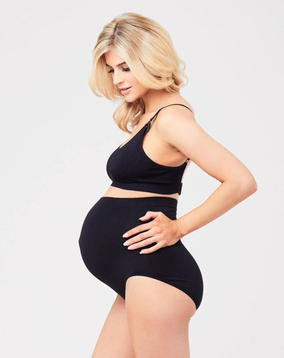 Seamless Nursing Bra Black