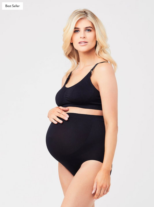 Seamless Nursing Bra Black