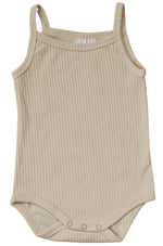 Load image into Gallery viewer, Vanilla Ribbed Tank Bodysuit
