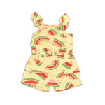 Load image into Gallery viewer, Bamboo Romper - Watermelon Rainbow
