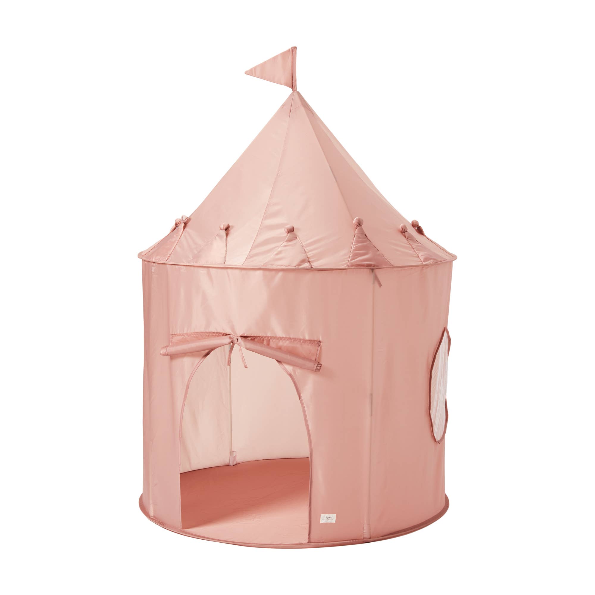 Recycled Fabric Play Tent Castle - Misty Pink