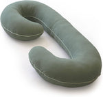 Load image into Gallery viewer, Pharmedoc C-Shape Maternity Pillow - Sage
