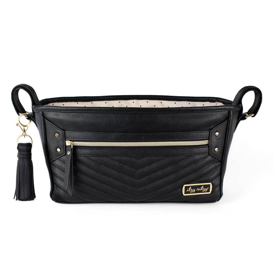 Jetsetter Black Travel Stroller Caddy with Tassel