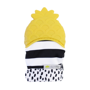 Itzy Mitt™ Silicone Teething Mitts - Pineapple