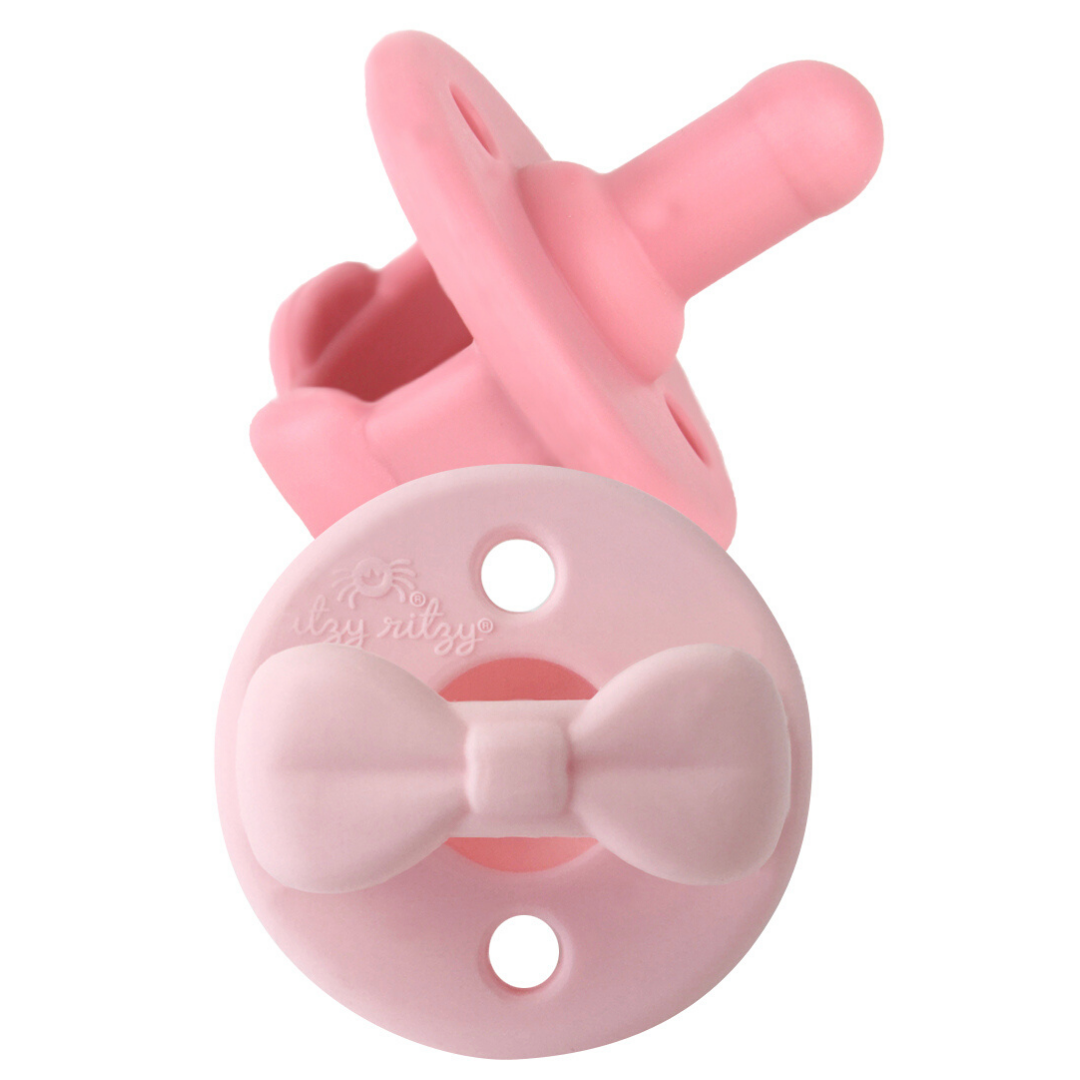 Sweetie Soother™ Pacifier Sets - Pink Bow