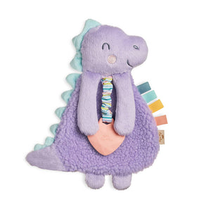 Itzy Lovey™ Lady Dino Plush with Silicone Teether Toy