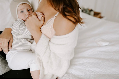 Lace Nursing Bralette - Nude